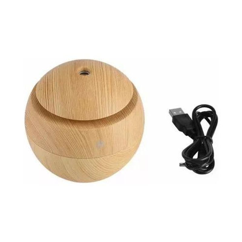GENERICO - Mini Humidificador Difusor de Aromas USB 7 LED Compacto