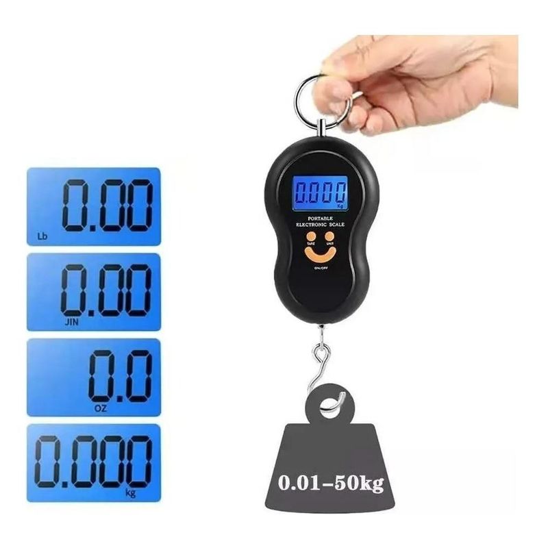 GENERICO - Balanza Digital Portátil para Maletas hasta 50kg