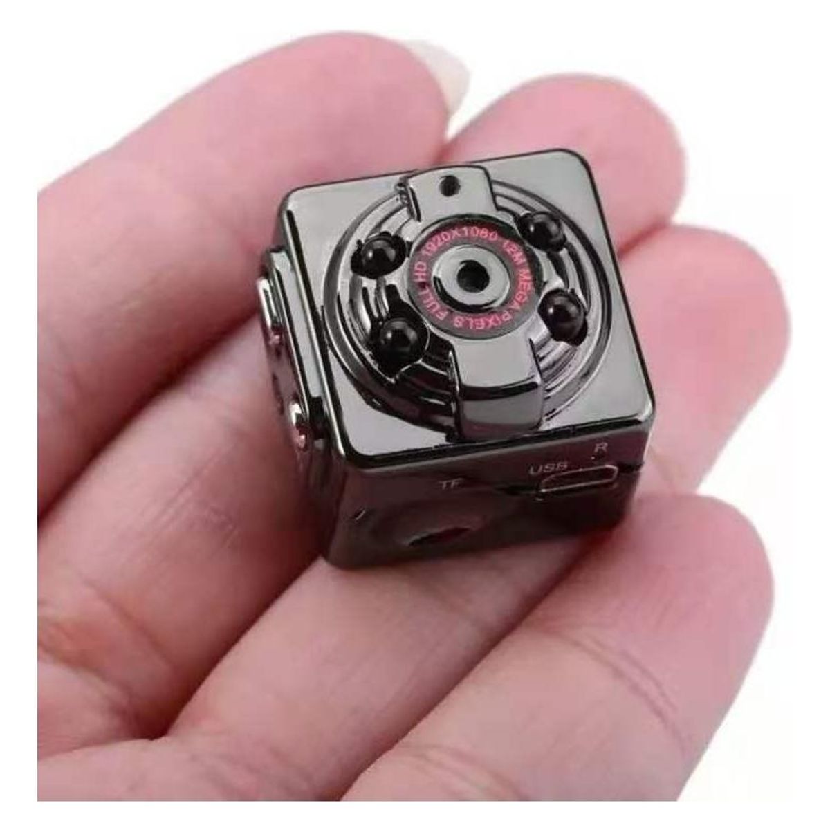 GENERICO - Cámara Espía Mini Full HD con Visión Nocturna y Soporte Rotatorio