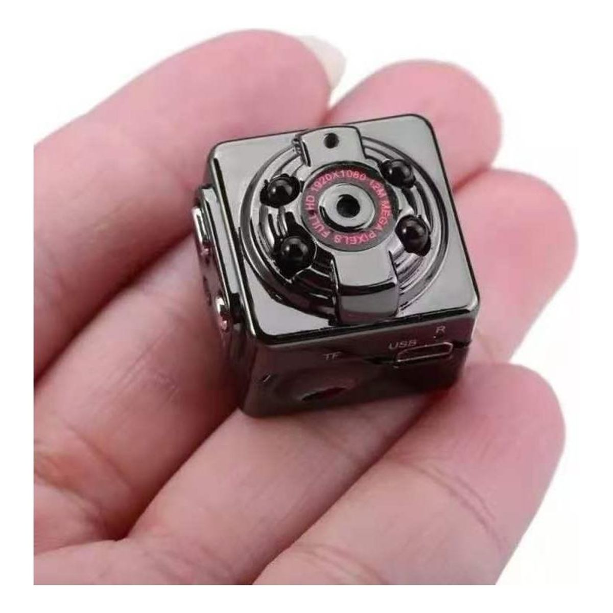 GENERICO - Cámara Espía Mini Full HD con Visión Nocturna y Soporte Rotatorio