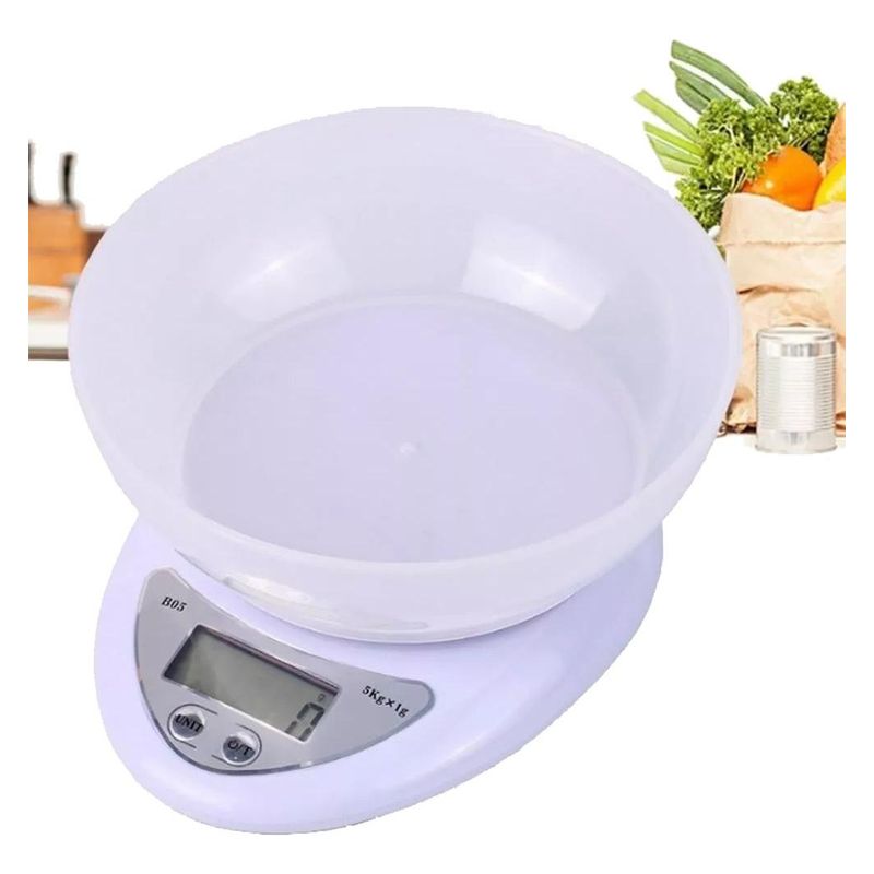 GENERICO - Balanza Digital de Cocina de Alta Precisión hasta 5 kg
