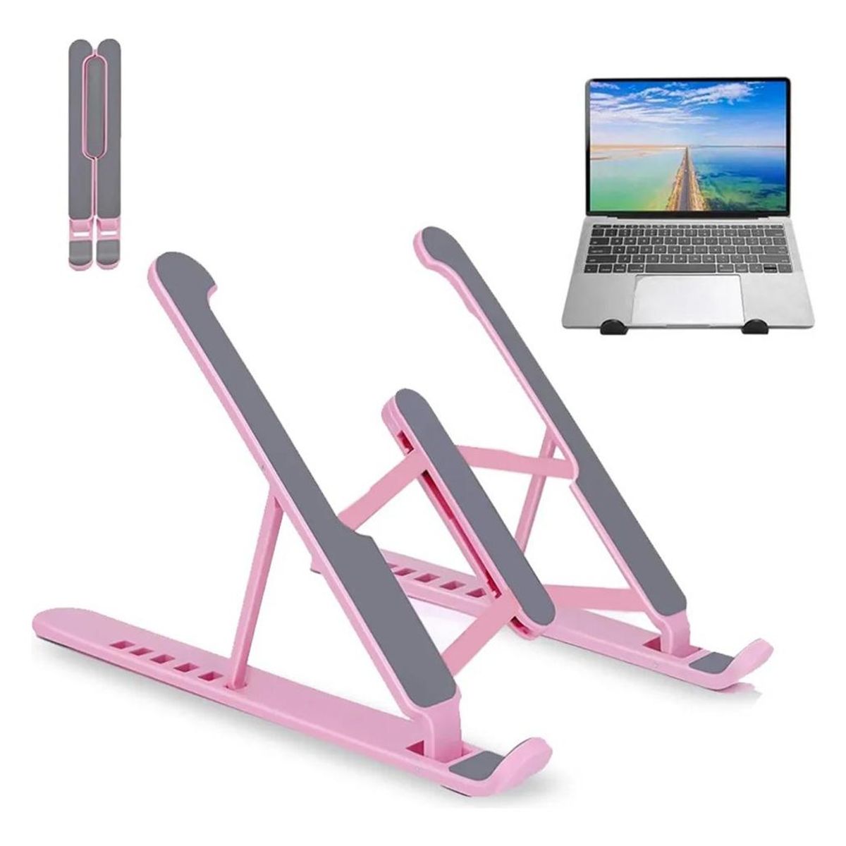 GENERICO - Soporte Portátil Ajustable para Notebook y Laptop