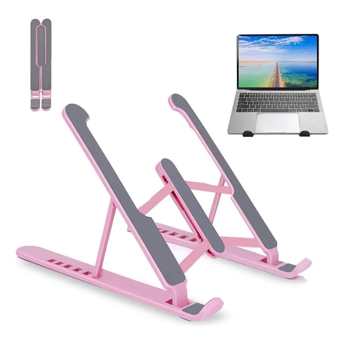 GENERICO - Soporte Portátil Ajustable para Notebook y Laptop