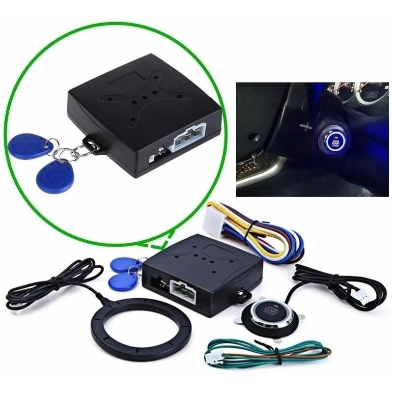 GENERICO - Botón Electrónico de Encendido sin Llave con RFID