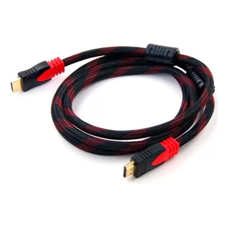 GENERICO - Cable HDMI 2 Metros Full HD Blindado Enmallado