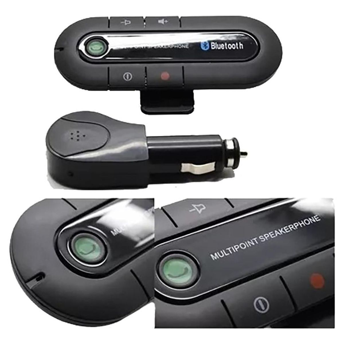 GENERICO - Manos Libres Bluetooth para Autos - Altavoz Visera