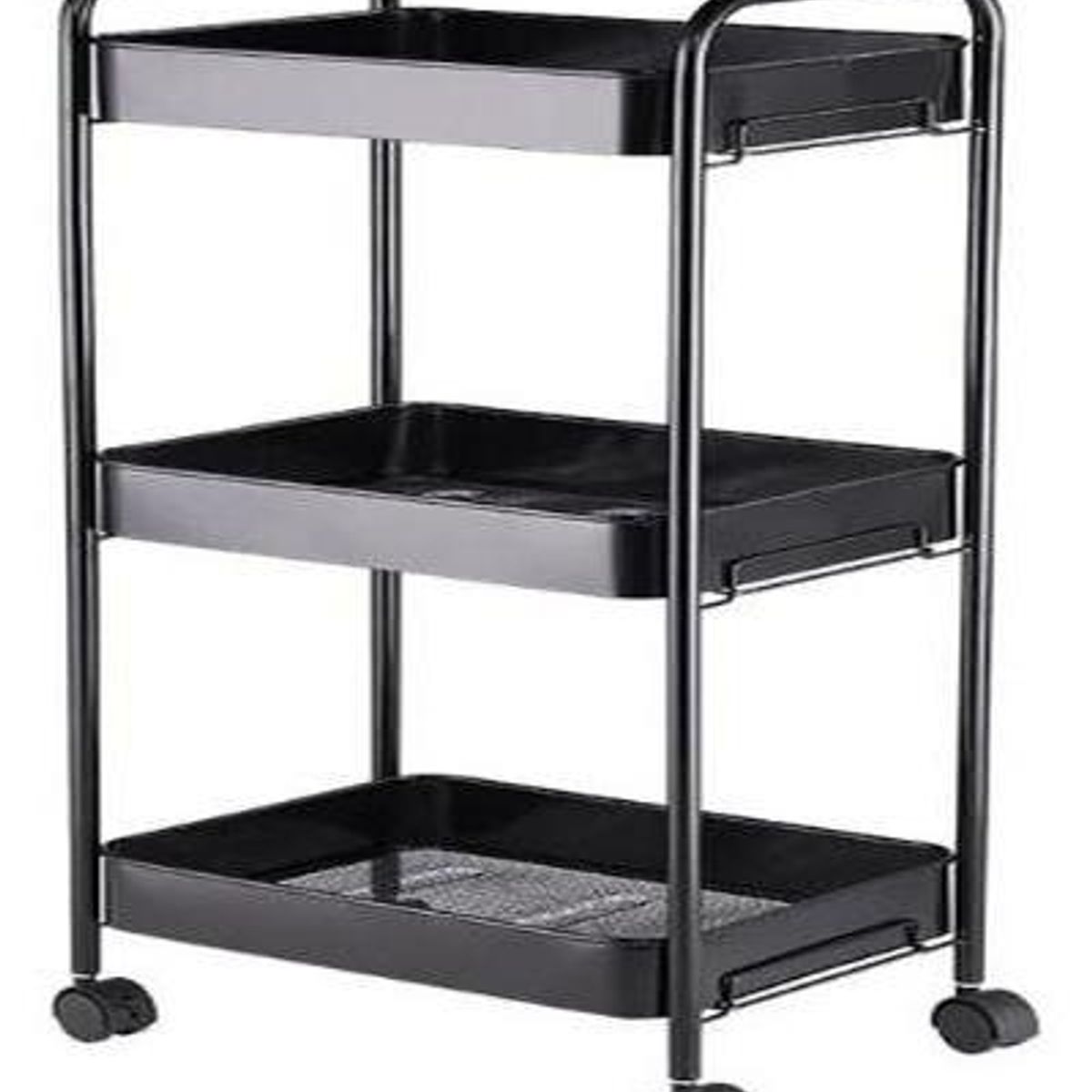 GENERICO - Carrito de Almacenamiento Trolley de 3 Niveles Multifuncional
