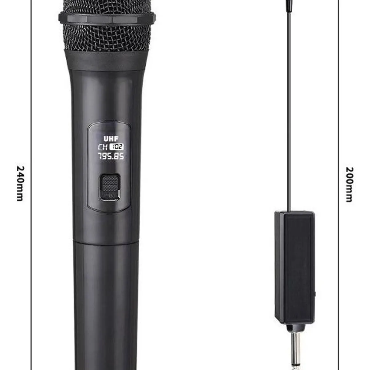 GENERICO - Micrófono Inalámbrico Karaoke con Alcance de 10 Metros