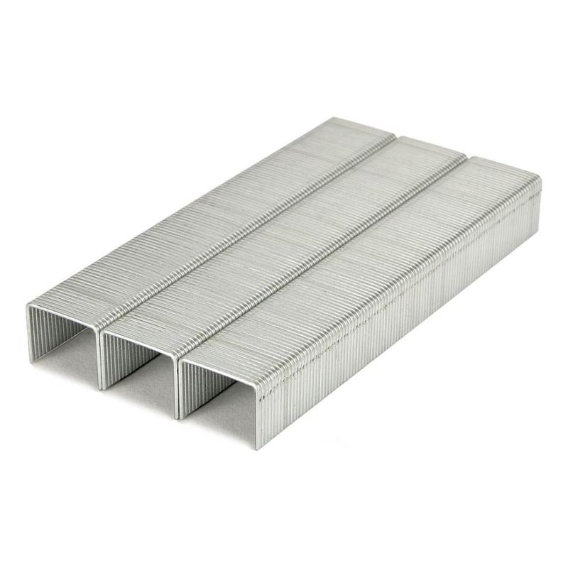 GENERICO - Caja de 1000 Grapas Corchetes 12x12mm para Oficina