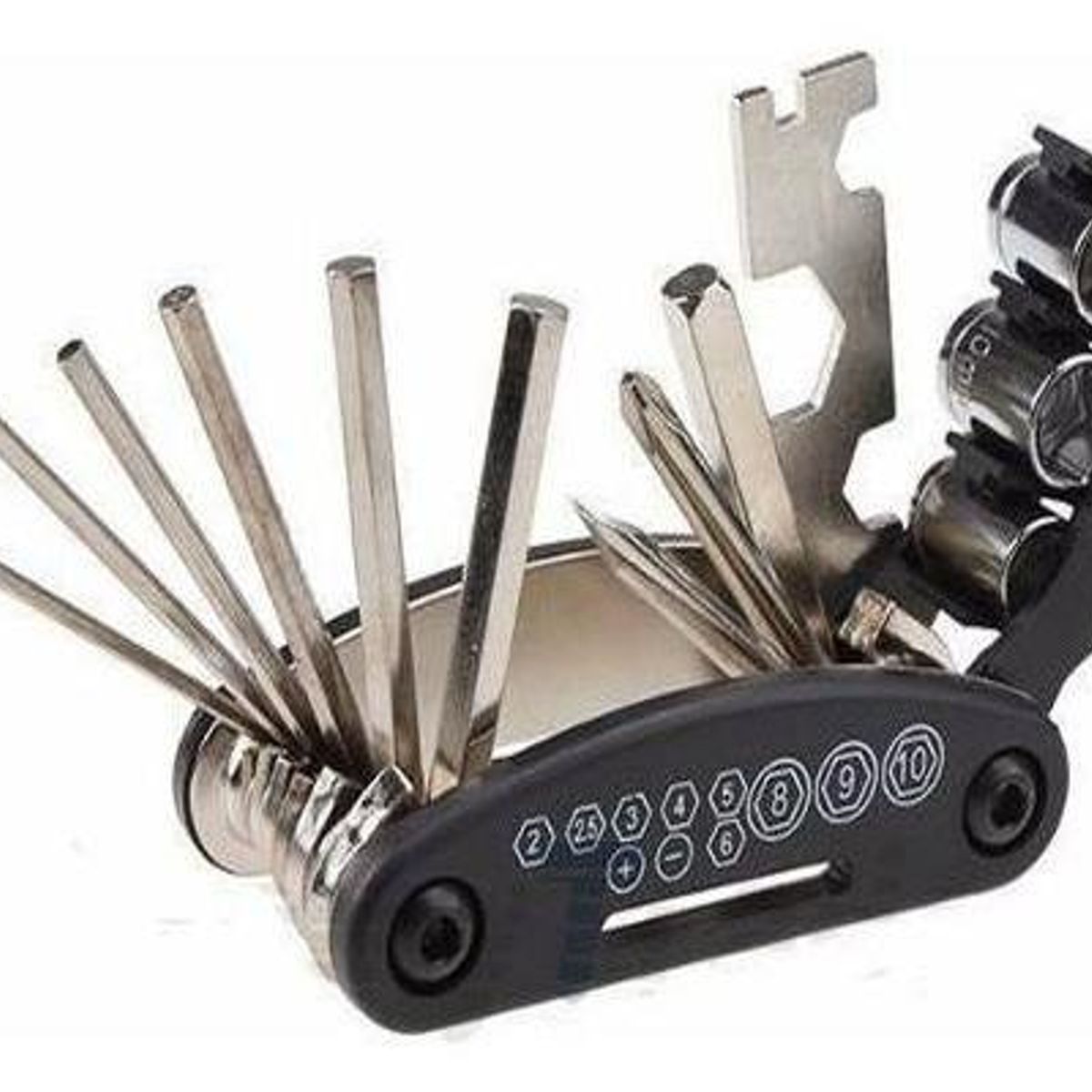 GENERICO - Multiherramienta Compacta 15 en 1 para Bicicleta
