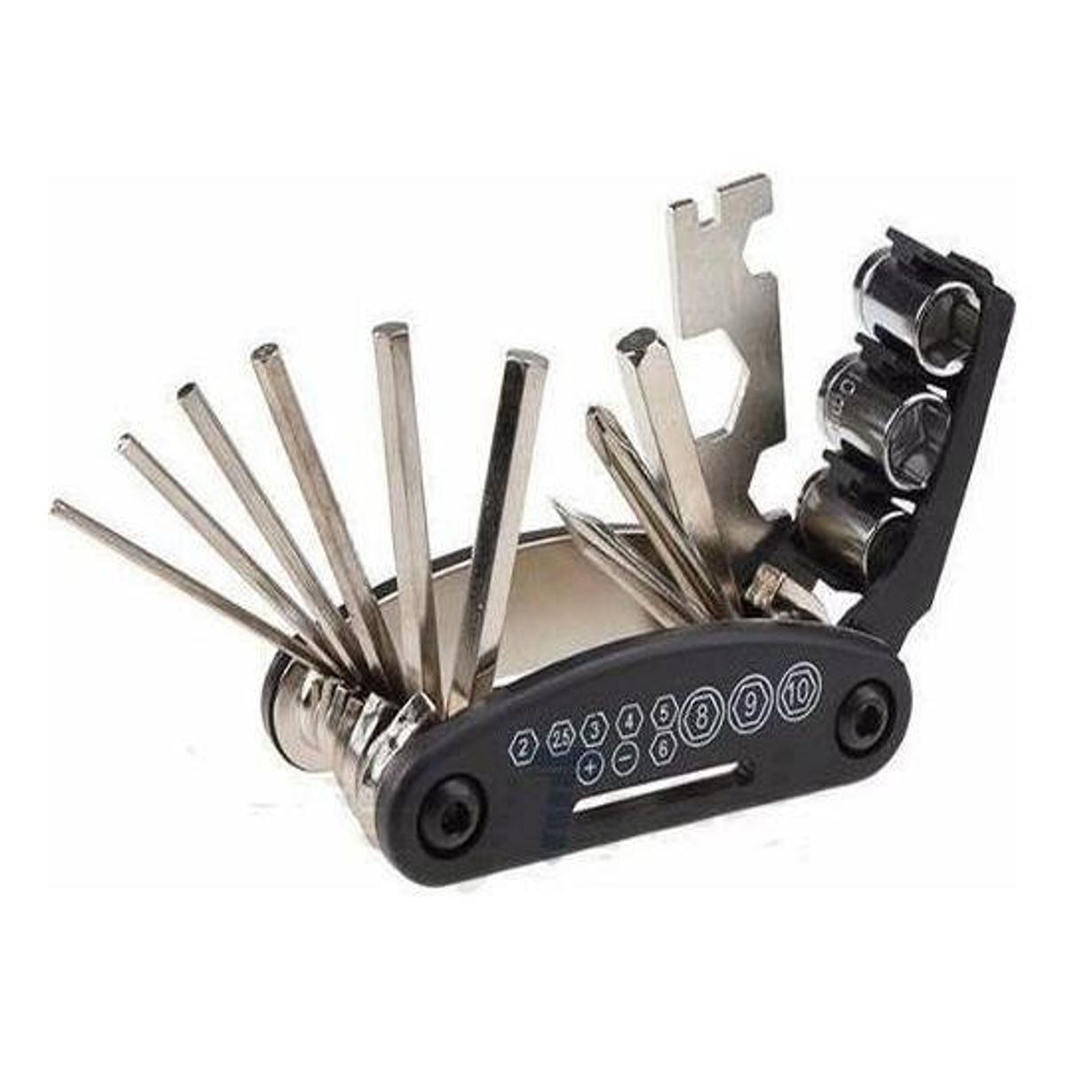 GENERICO - Multiherramienta Compacta 15 en 1 para Bicicleta