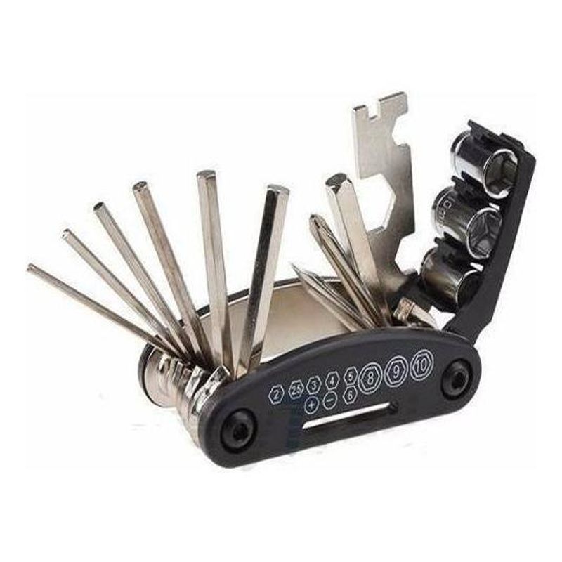 GENERICO - Multiherramienta Compacta 15 en 1 para Bicicleta