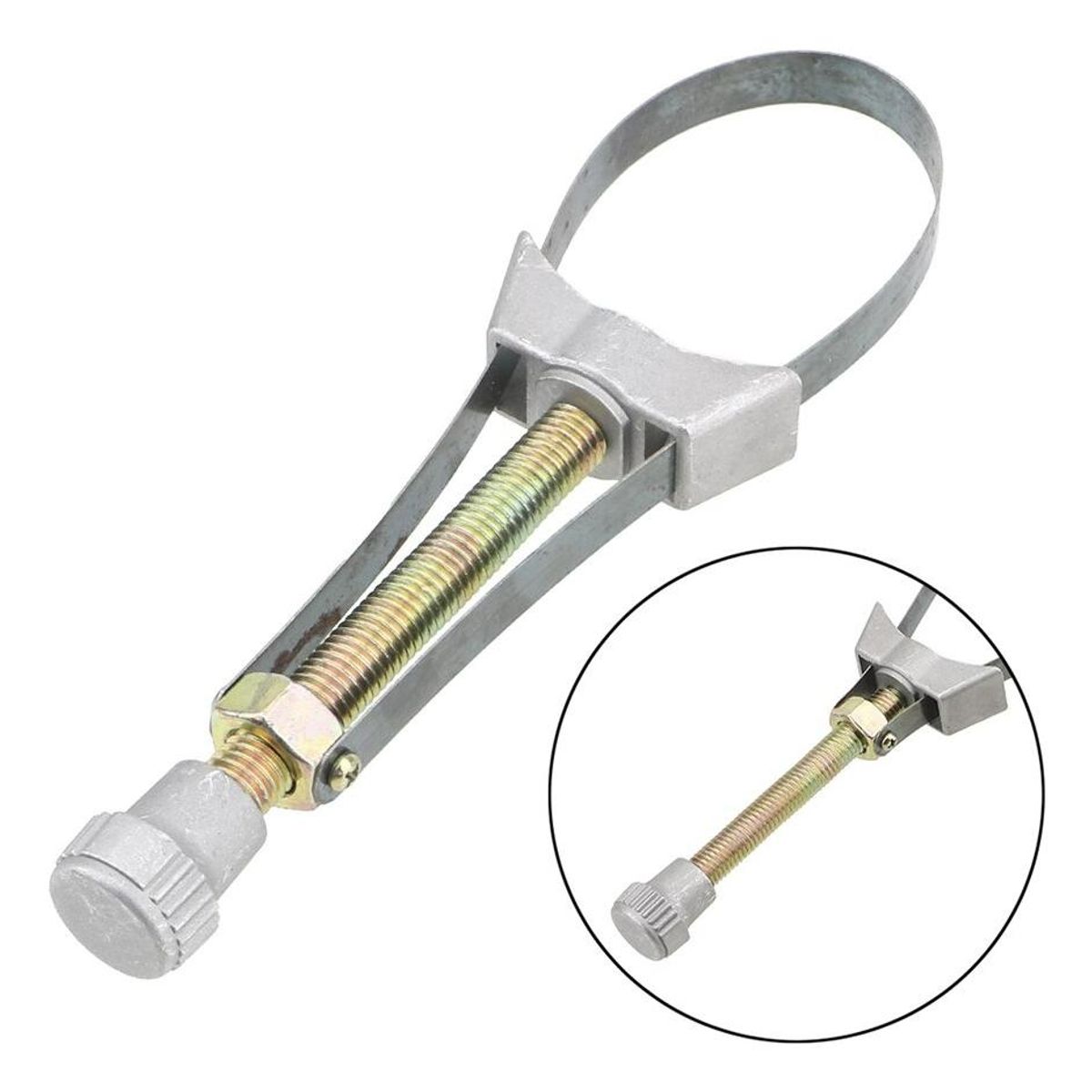 GENERICO - Llave Saca Filtro Universal de Aluminio 60-120 mm