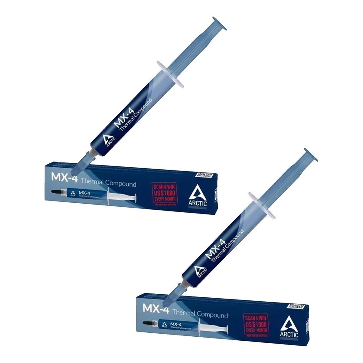 GENERICO - Pack de 6 Pasta Térmica Arctic MX-4 para Disipadores de Calor