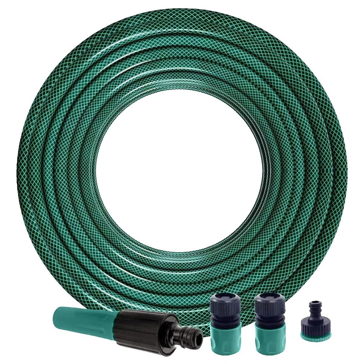 GENERICO - Manguera de Riego Jardín 12" - 20 Metros con Accesorios