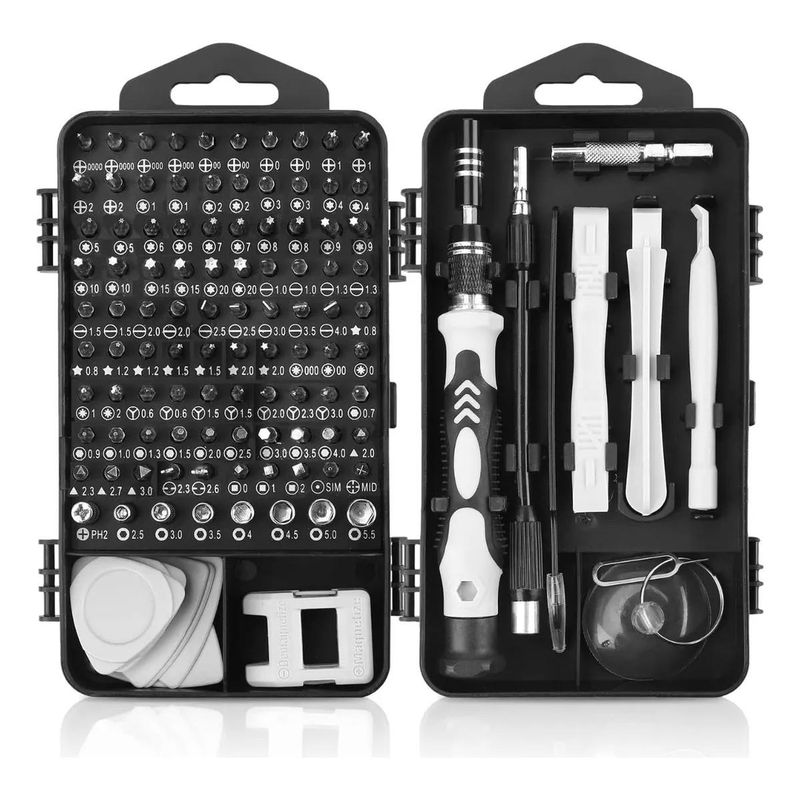 GENERICO - Kit de Herramientas Magnéticas de Precisión 115 en 1