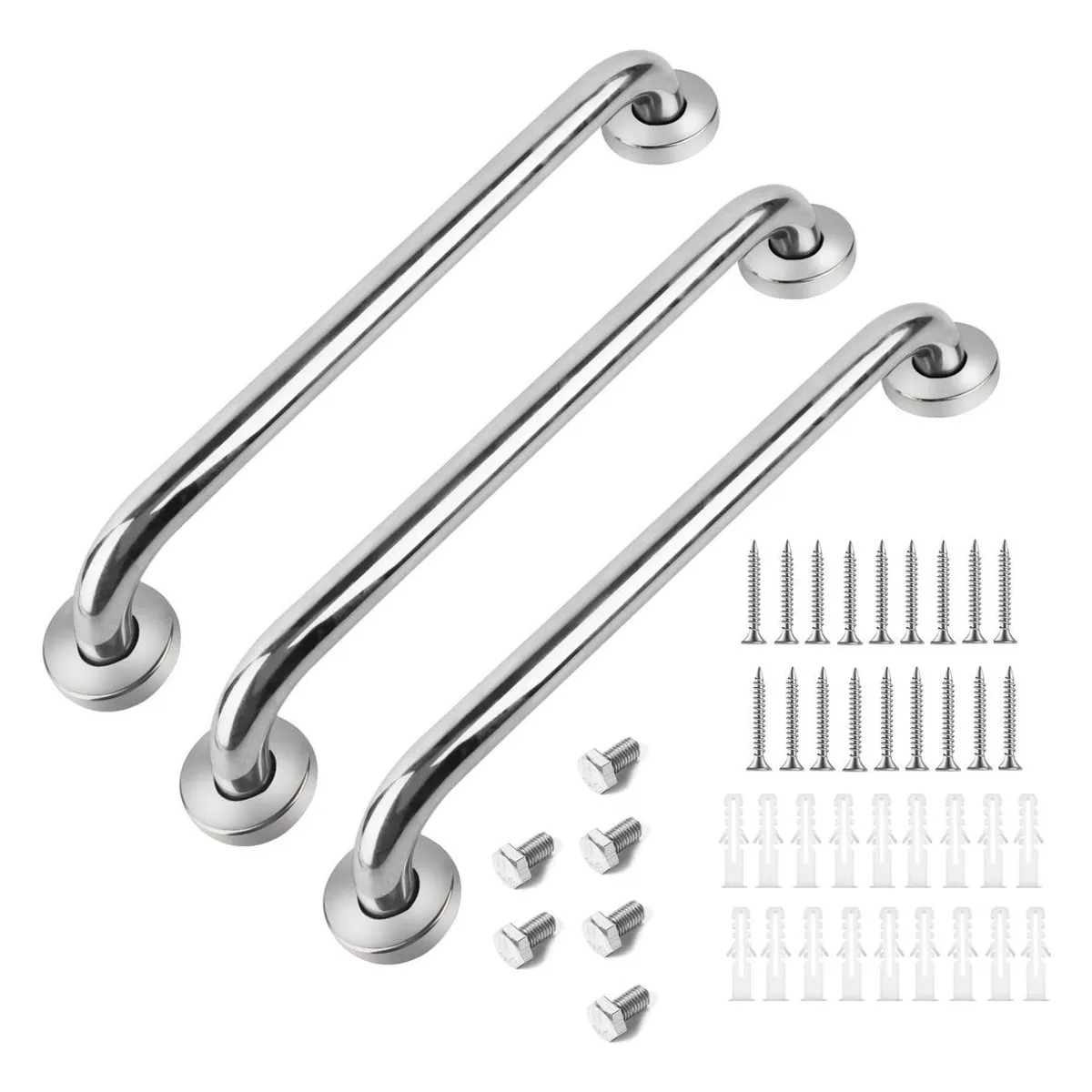 GENERICO - Pack de 3 Manillas Agarraderas de Seguridad para Baño y Ducha