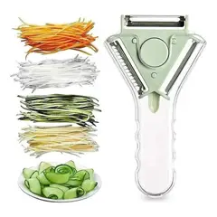 GENERICO - Pelador 3 en 1 Multifuncional para Verduras y Frutas