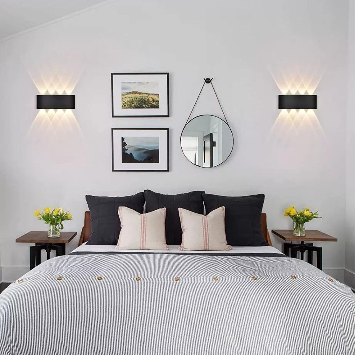 GENERICO - Foco LED Aplique de Pared para Exterior 16W Luz Fría