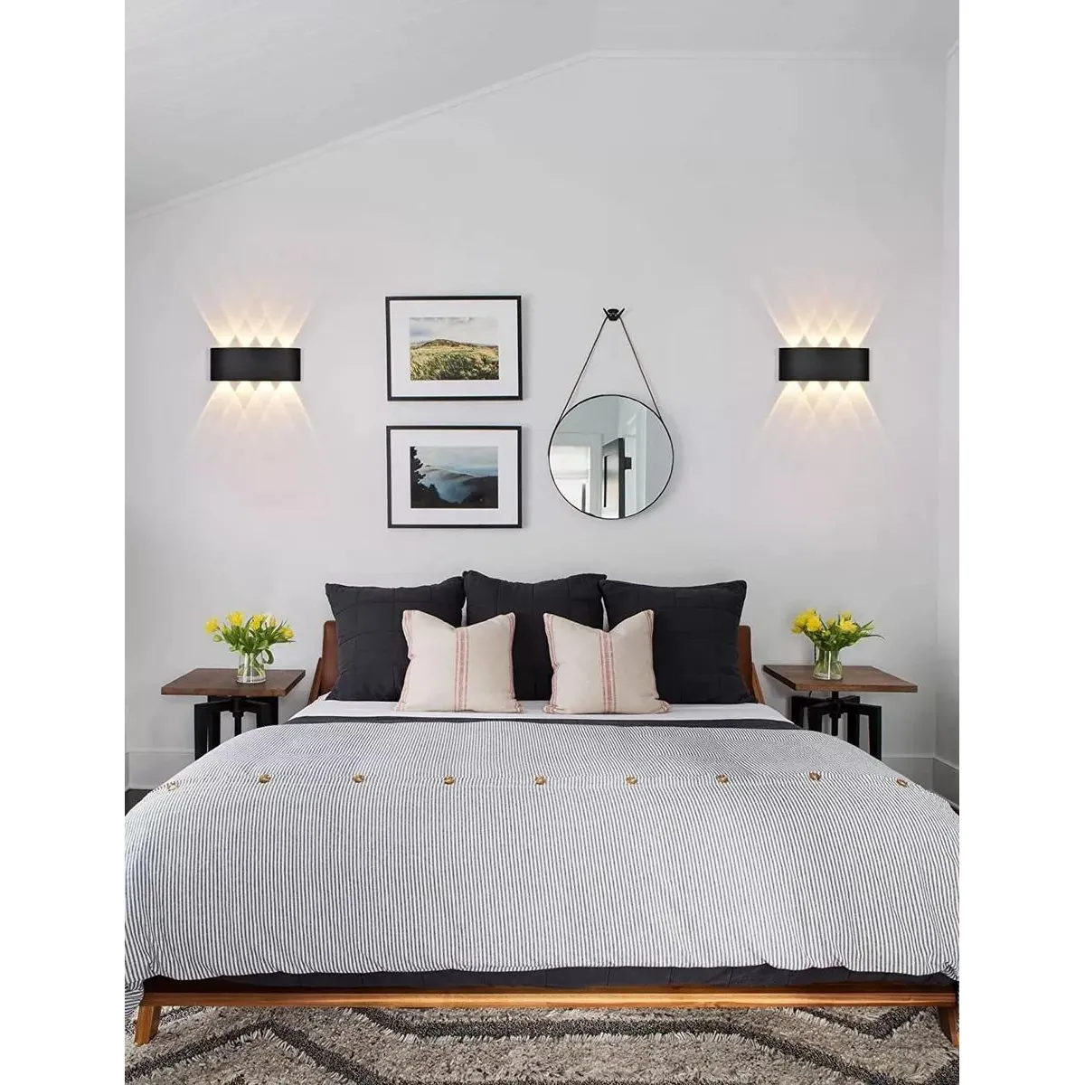 GENERICO - Foco LED Aplique de Pared para Exterior 16W Luz Fría