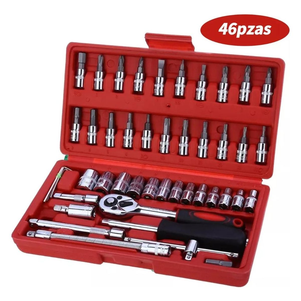 GENERICO - Juego Completo de Herramientas de 46 Piezas