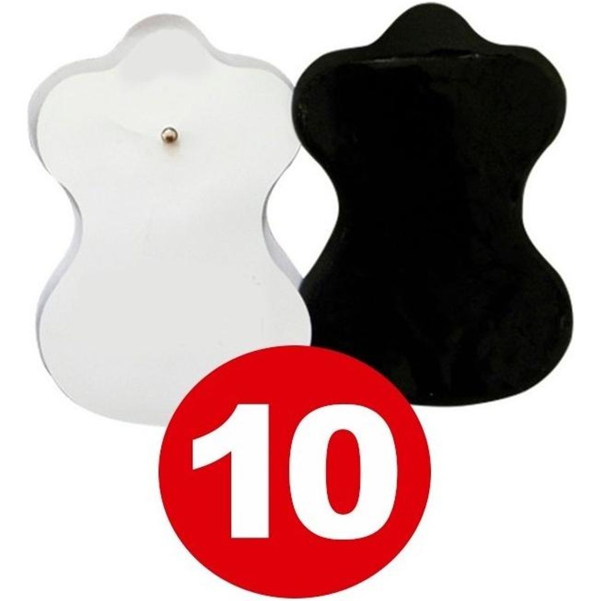 GENERICO - Pack de 10 Repuestos de Parches Chupones Electrofísico