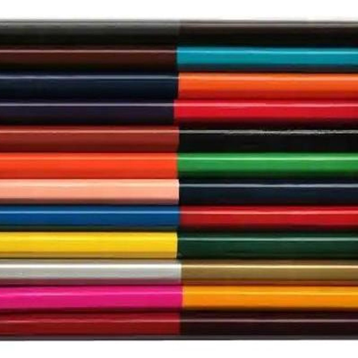 GENERICO - Set de Lápiz Bicolor Doble Punta 12 Lápices 24 Colores