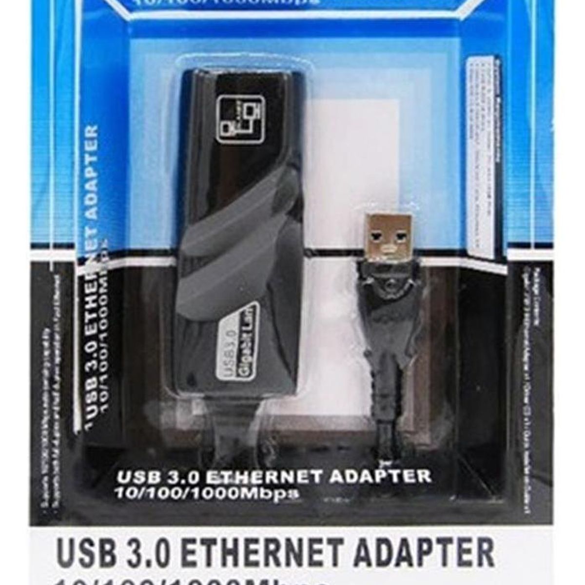 GENERICO - Adaptador RJ45 USB 30 Gigabit Ethernet para Redes Rápidas