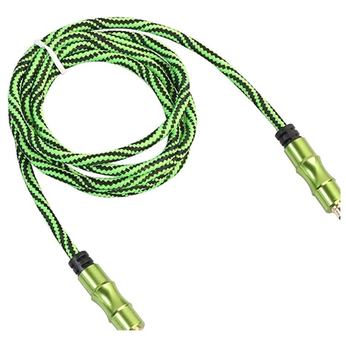 GENERICO - Pack de 10 Cables Auxiliares de Audio Plug 35mm 1.5m