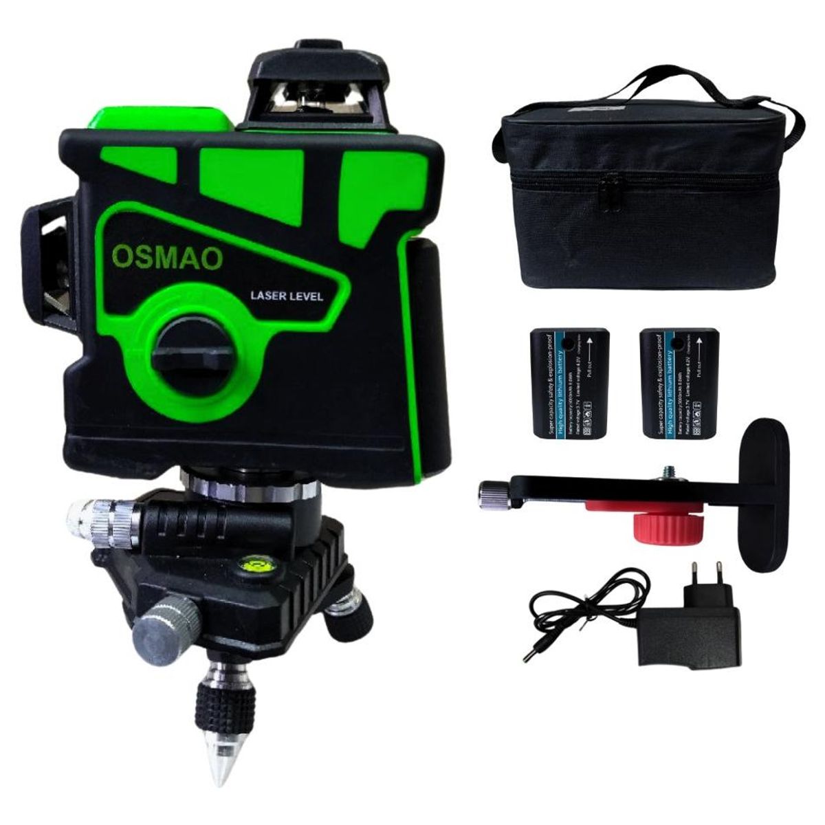 GENERICO - Nivel Láser 3D Horizontal y Vertical 12 Líneas de Precisión