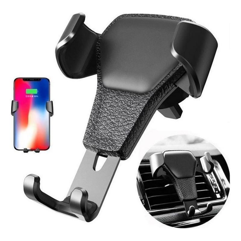 GENERICO - Soporte Universal para Teléfono de Auto con Diseño de Cuero