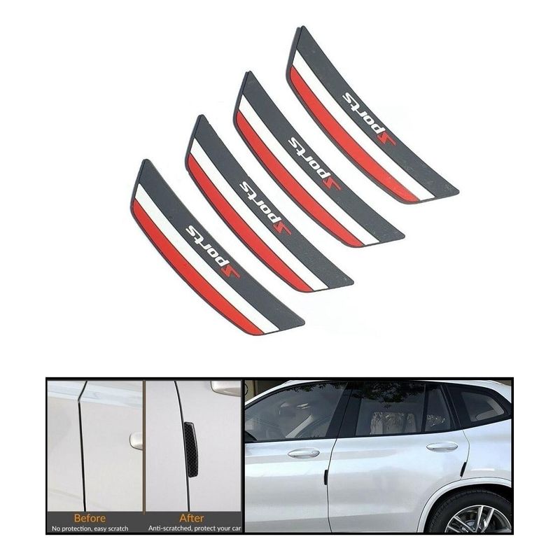 GENERICO - Tope de Puerta Goma Adhesivo para Parachoques Automotriz