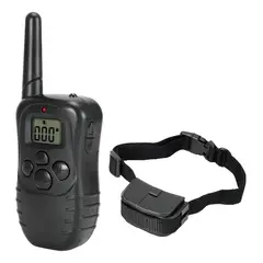 GENERICO - Collar Eléctrico de Entrenamiento para Perros - Negro.