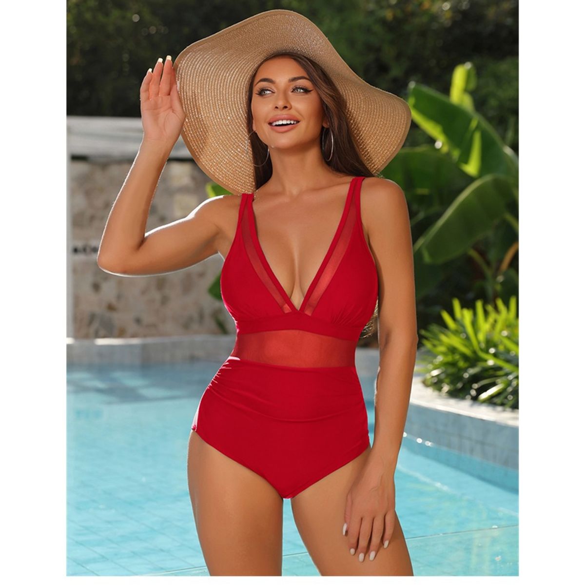 TIOZONEY - Traje de Baño para Mujer