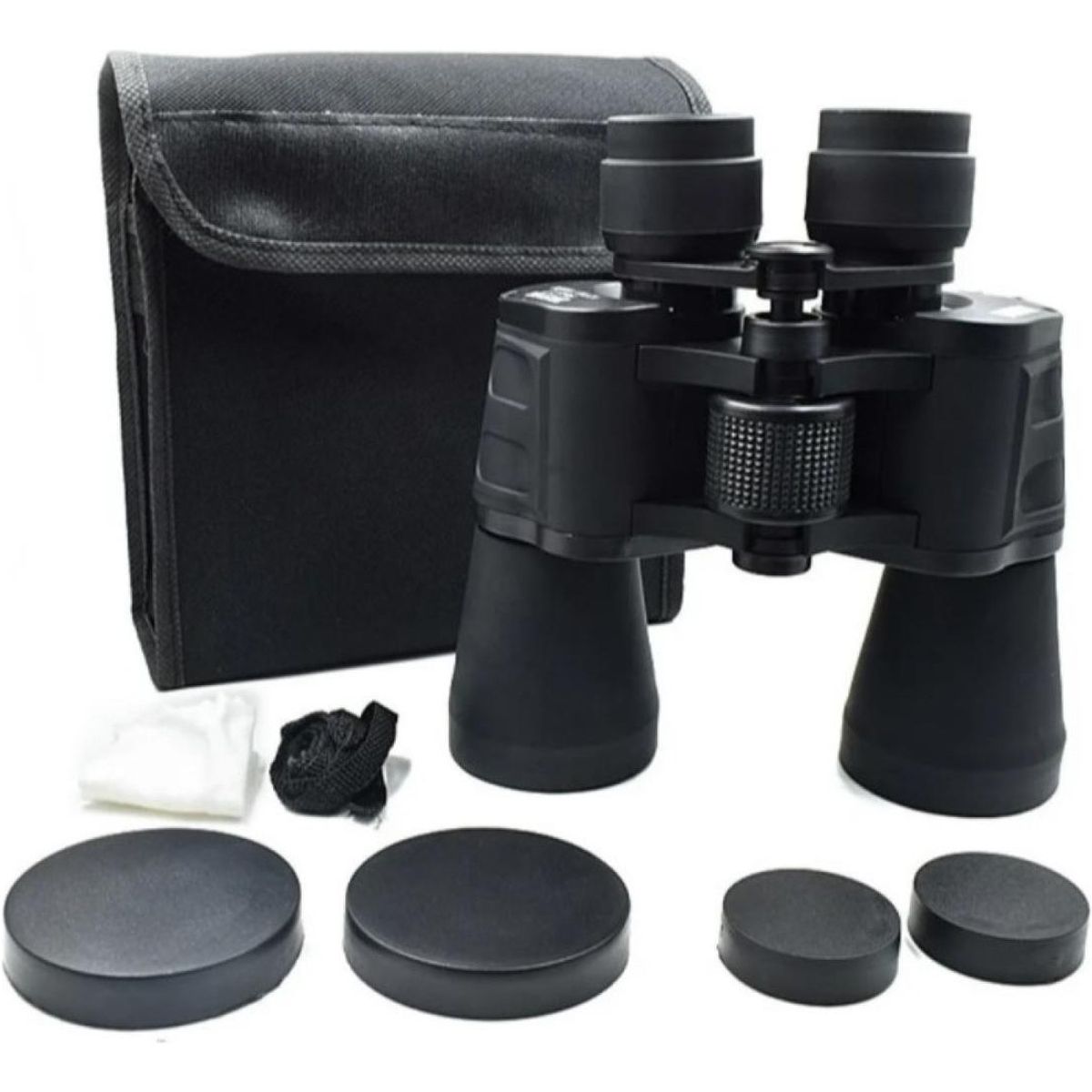 GENERICO - Binoculares Compactos 20x50 con Alcance de 1000m - Negro