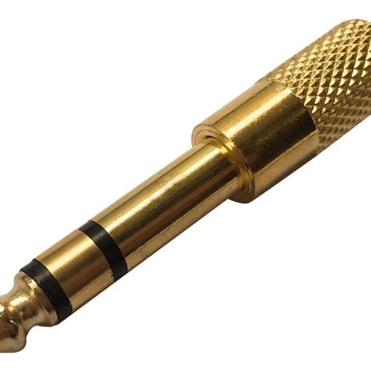 GENERICO - Pack de 2 Adaptadores de Audio Plug Jack 63 a 35 mm
