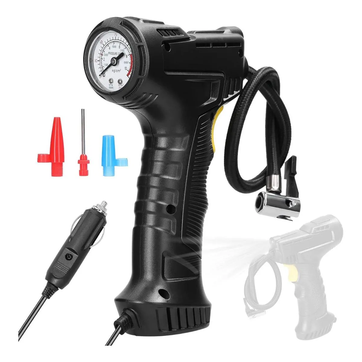 GENERICO - Compresor Portátil 12V 120W para Inflar Neumáticos y Equipos