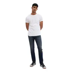 GAP - Jeans Slim Con Washwell Dark Wash Hombre Azul