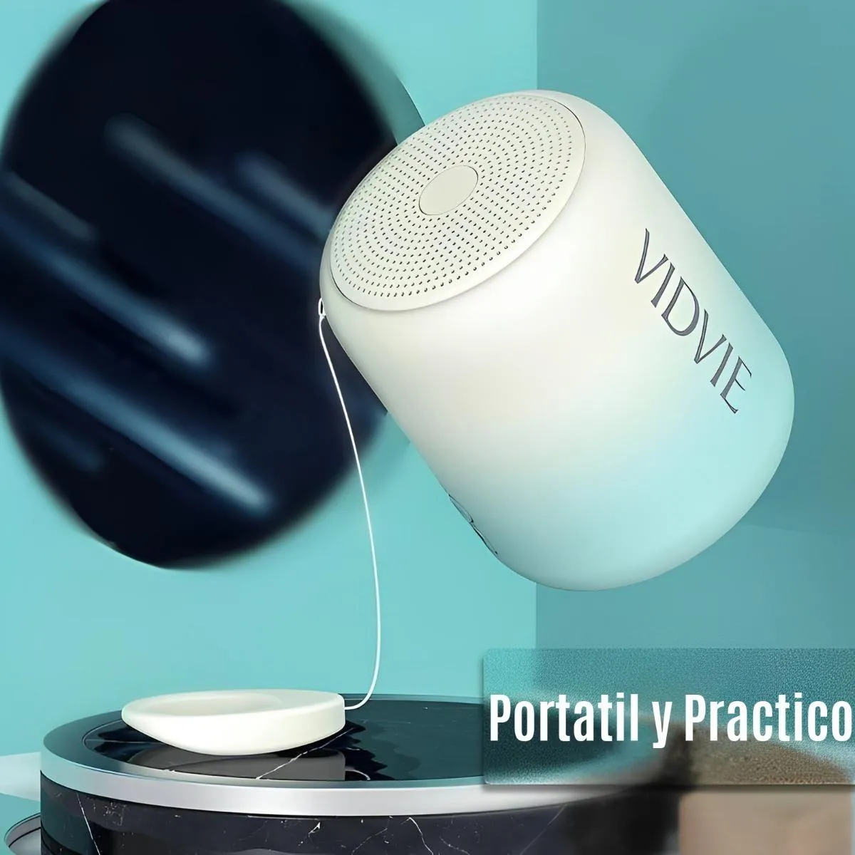 GENERICO - Parlante Bluetooth Mini Portátil Color Blanco 50