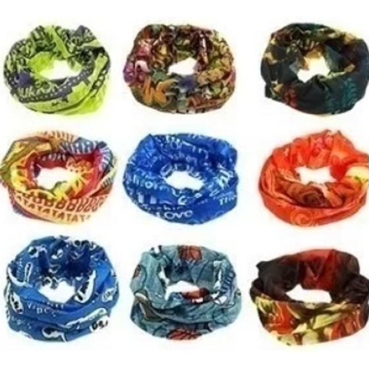 GENERICO - Bandanas Tubulares Sin Costuras - Protección UV y Frío