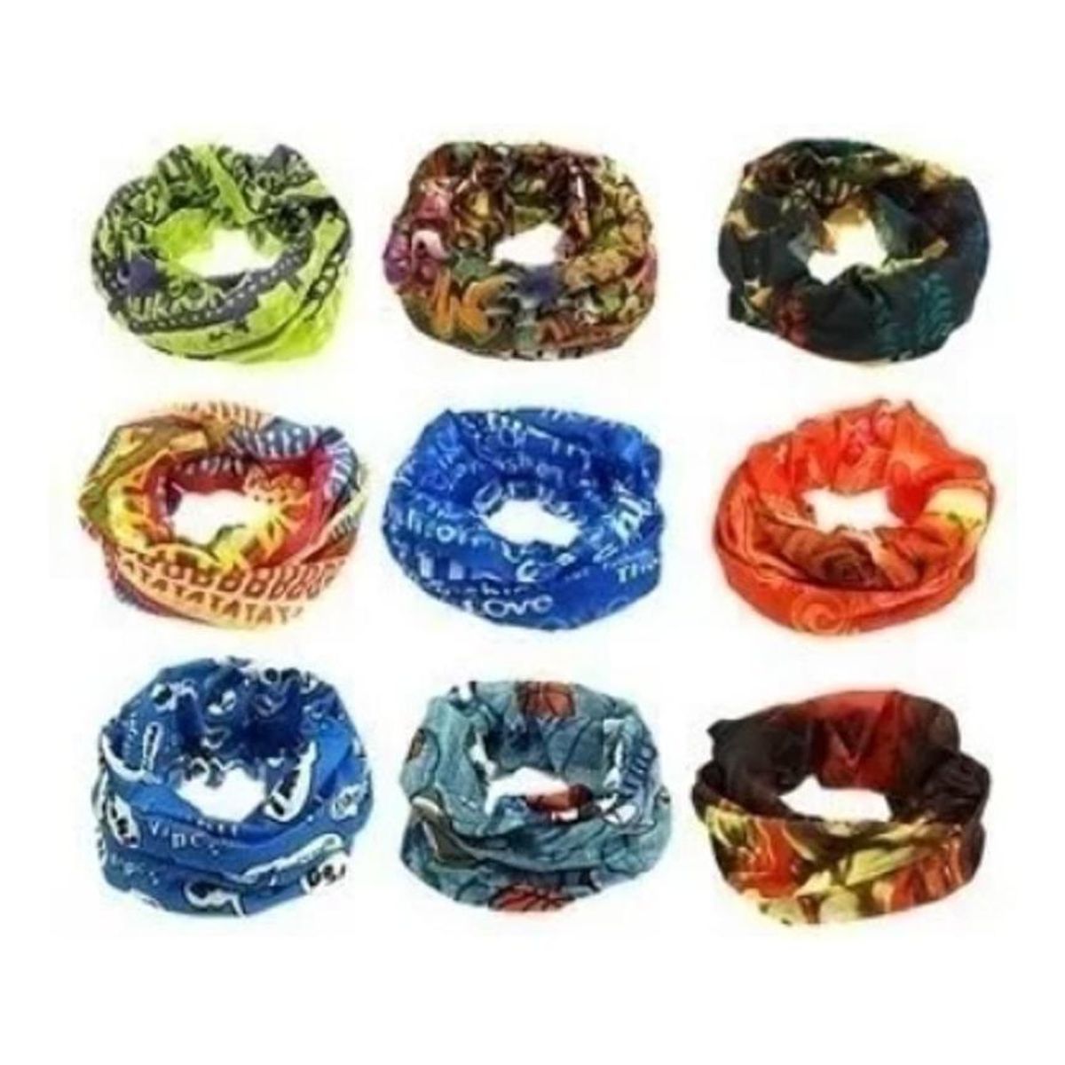 GENERICO - Bandanas Tubulares Sin Costuras - Protección UV y Frío