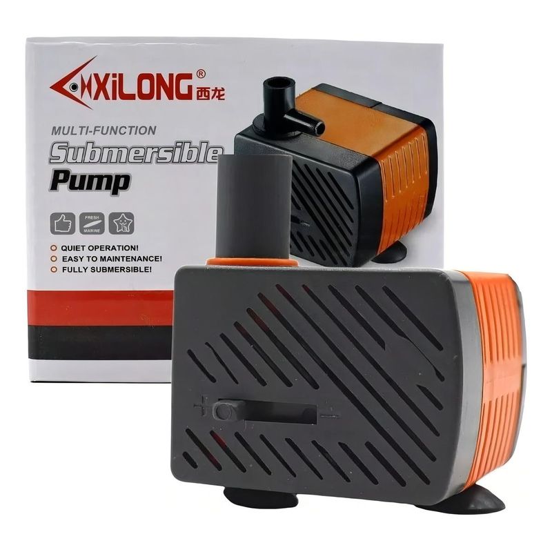 GENERICO - Bomba Sumergible 300 Lh para Acuarios y Peceras - 05m
