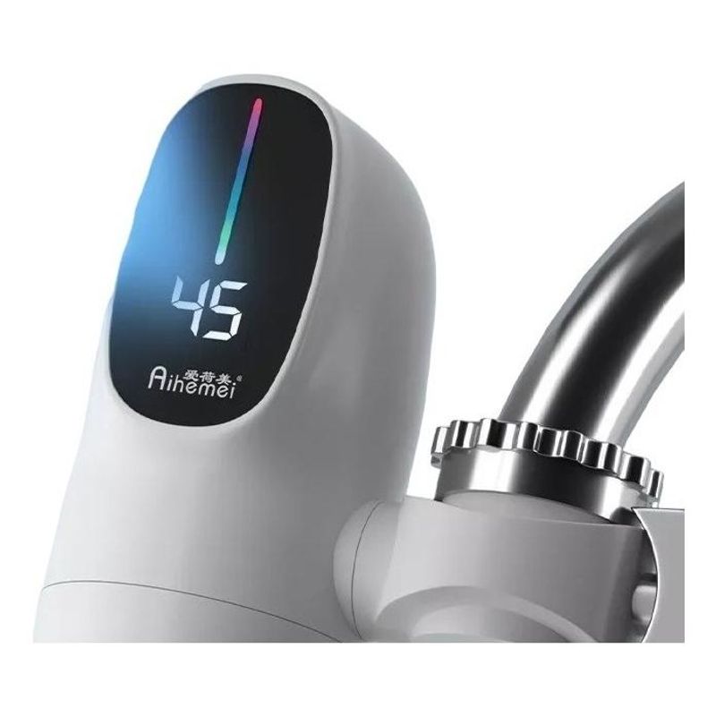 GENERICO - Llave Eléctrica para Lavaplatos de Cocina Color Blanco Mate