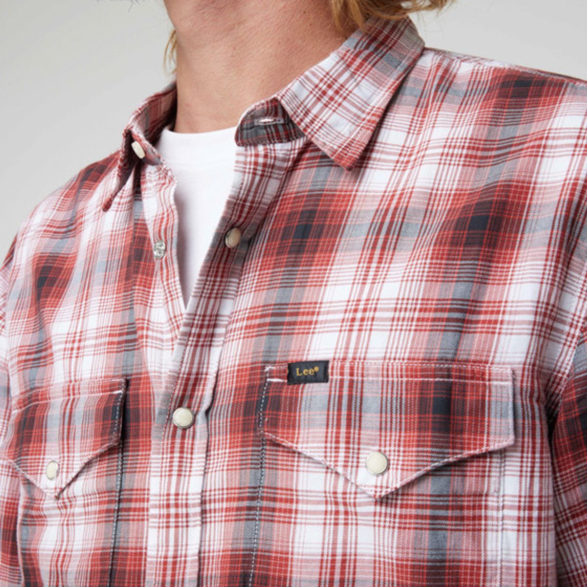 LEE - Camisa Western Shirt Garnet Western Check