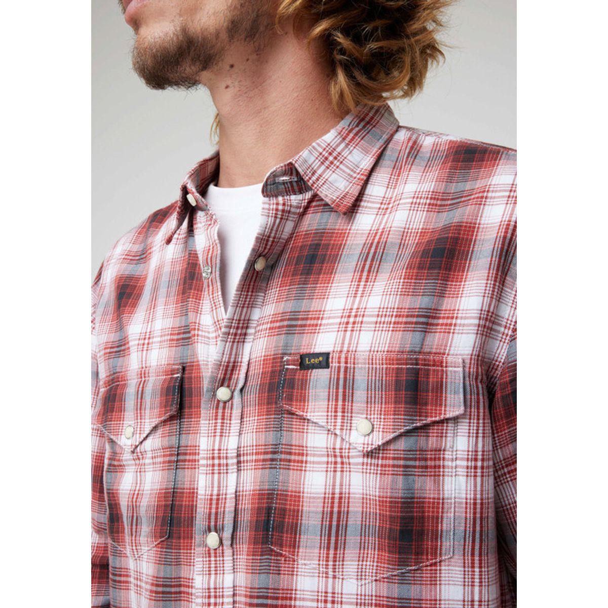 LEE - Camisa Western Shirt Garnet Western Check