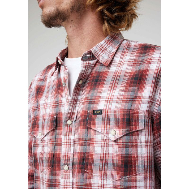 LEE - Camisa Western Shirt Garnet Western Check