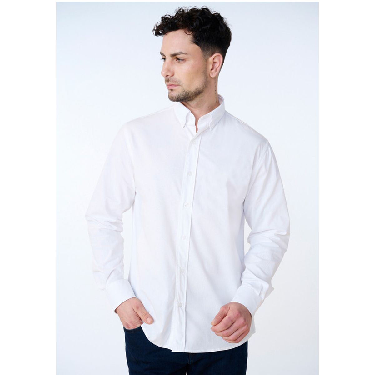 WRANGLER - Camisa 1 Pocket Shirt Hombre White