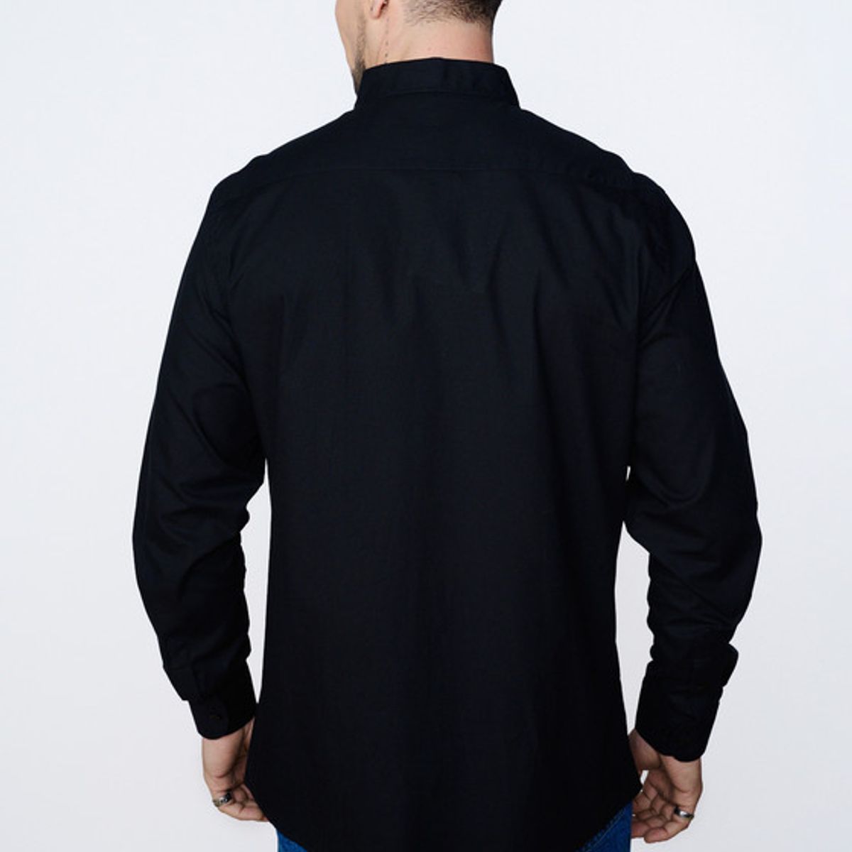 WRANGLER - Camisa 1 Pocket Shirt Negro