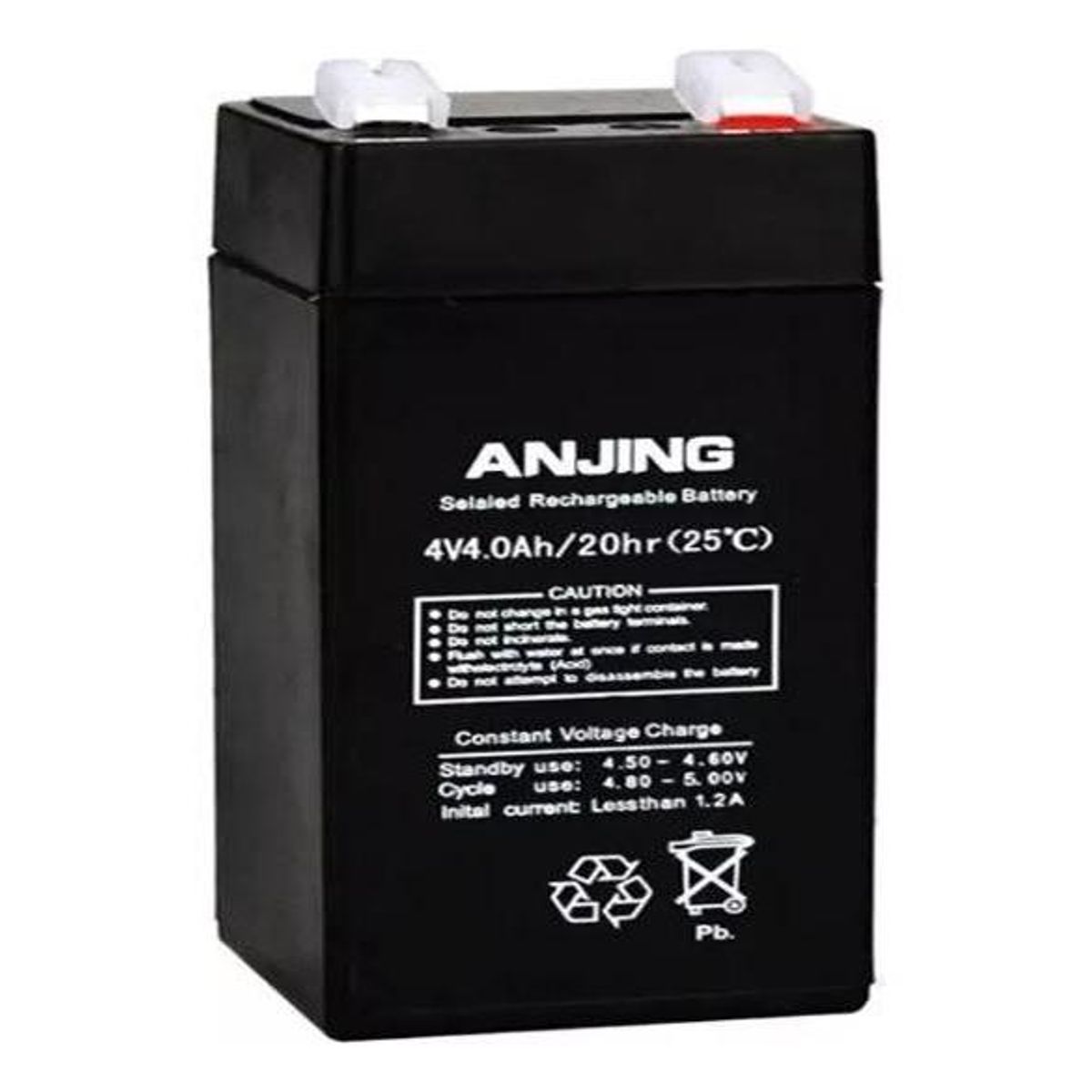 Batería Recargable 4V 4Ah para Respaldo y Almacenamiento, marca GENERICO - Foto Principal