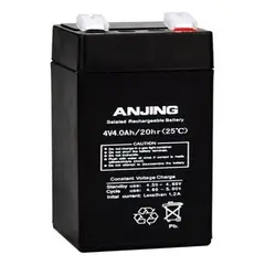 GENERICO - Batería Recargable 4V 4Ah para Respaldo y Almacenamiento